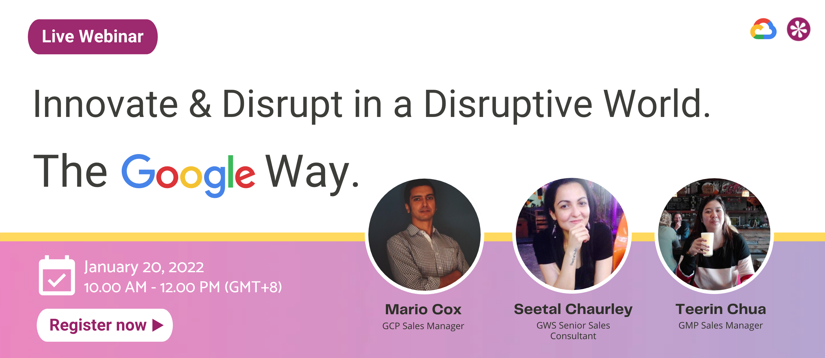 Innovate & Disrupt in a Disruptive World. The Google Way. | English Session